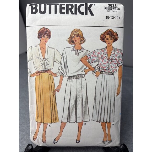 Butterick 3638 Misses Skirts Sewing Pattern Size 8-10-12 Uncut 1986 - Picture 5 of 10
